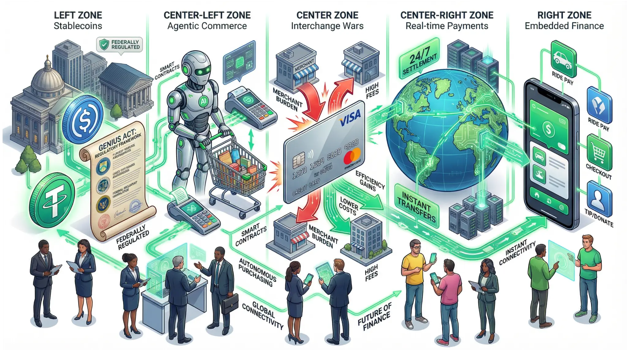 2026 Payment Industry Trends: Stablecoins, Agentic Commerce, and Interchange Wars Reshape Digital Transactions